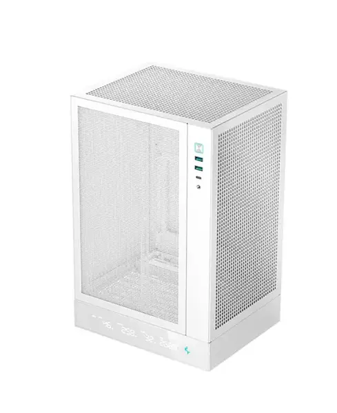 Carcasa Deepcool CH170 Digital, Fara sursa, Mini ITX, Alb