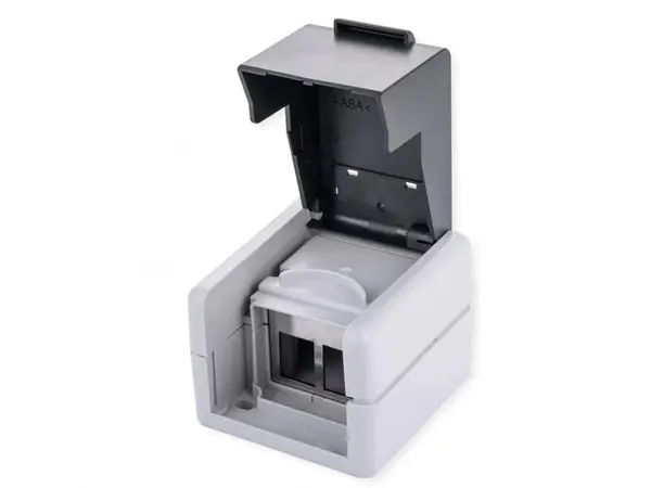 Carcasa exterior pentru keystone 2 porturi Gri, Value 25.99.8493
