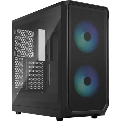 Carcasa Fractal Design Focus 2 RGB, MiddleTower (Negru)