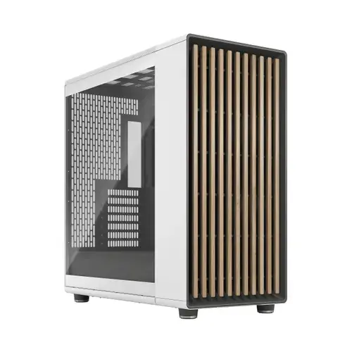 Carcasa Fractal Design North XL TG, Middle Tower, fara sursa, ATX, E-ATX (Alb)
