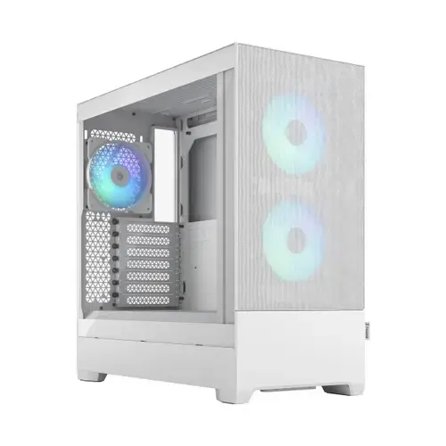 Carcasa Fractal Design Pop Air RGB, Sticla (Alb)
