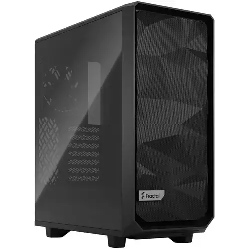 Carcasa Fractal Meshify 2 Compact TG Light Tint, Mid Tower, fara sursa, ATX (Negru)