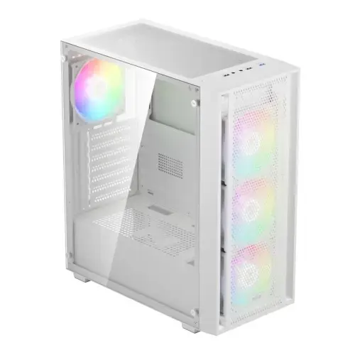 Carcasa Gamdias Aura GC2 Elite aRGB Middle Tower, tempered glass (Alb)