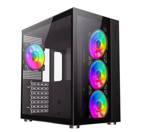 Carcasa Gamemax Infinity, Middle Tower, Fara sursa, ATX (Negru)