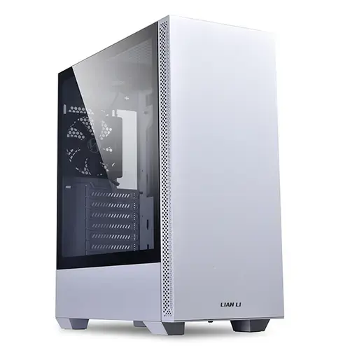 Carcasa Lian Li Lancool 205, Middle Tower, fara sursa, ATX, E-ATX (Alb)
