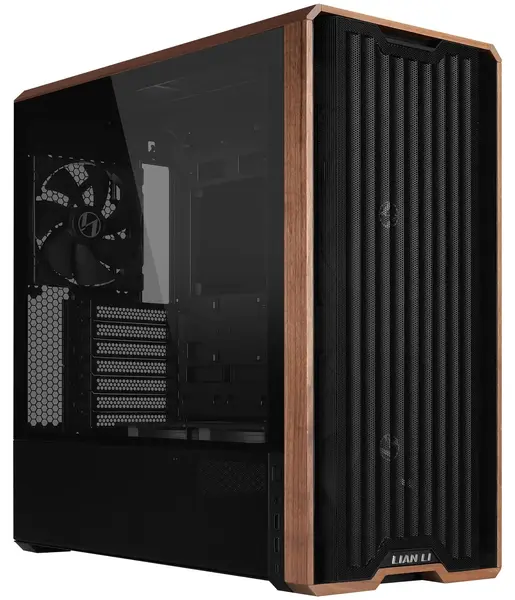 Carcasă Lian Li - LANCOOL 217 Wood, mid tower, neagră
