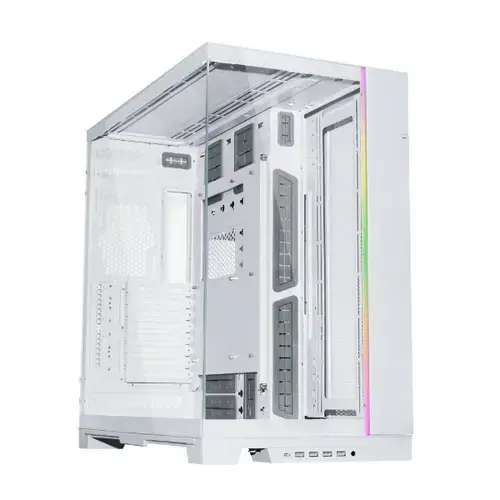 Carcasa Lian Li O11 Dynamic EVO XL, Tempered Glass, Full Tower, fara sursa, ATX, E-ATX (Alb)