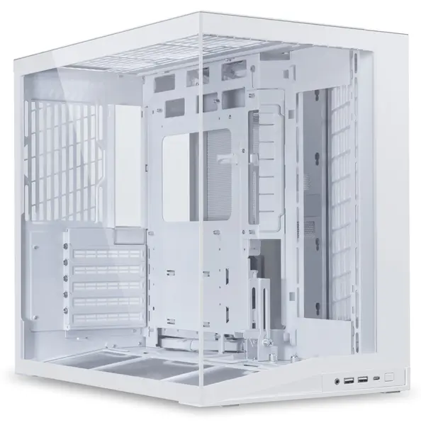 Carcasă Lian Li - O11 Dynamic Mini V2, mid tower, albă