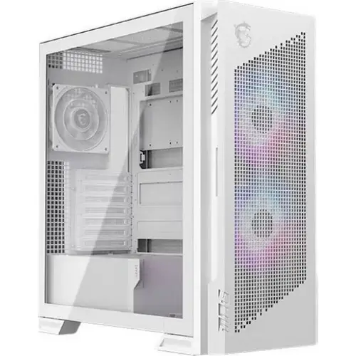 Carcasa MSI MPG Velox 300R Airflow PZ, Middle Tower, Tempered Glass (Alb)