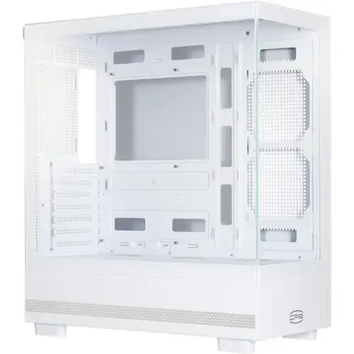 Carcasa PCCooler C3 Q500, Tempered Glass, Middle Tower, Alb
