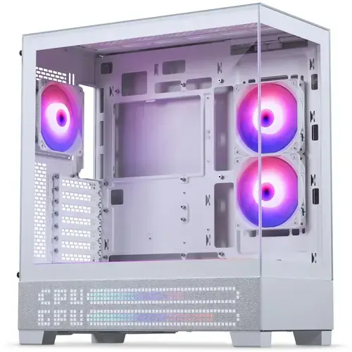Carcasa PHANTEKS XT VIEW MATRIX, Mid Tower, Sticla Securizata, Afisaj LED (Alb)