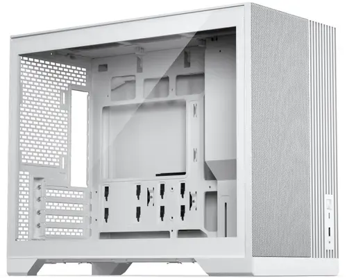 Carcasa PHANTKES XT M3, Mini PC, mATX, Sticla securizata (Alb)