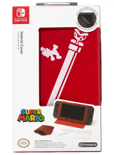Carcasa PowerA Hybrid Mario Nintendo Switch