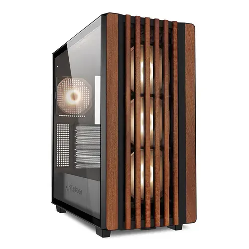 Carcasa Sharkoon Rebel C70G, Middle Tower ATX, RGB (Negru / Maro)
