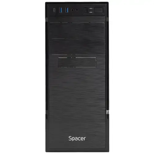 Carcasa Spacer APOLLO, sursa 250W, Middle Tower, Negru