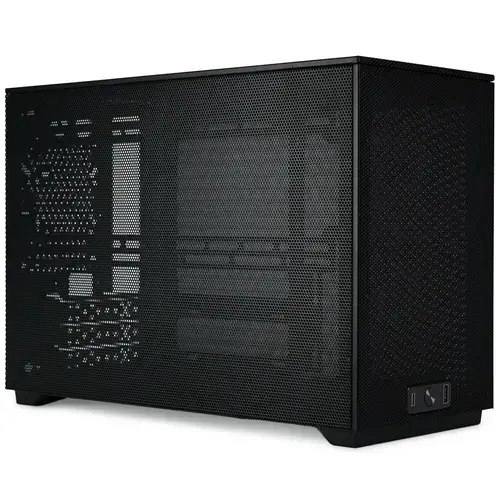 Carcasa SSUPD Meshroom D, Mini ITX (Negru)