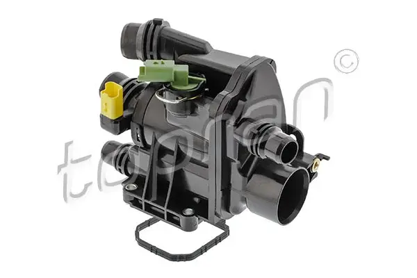Carcasa termostat (105 C) potrivit CITROEN BERLINGO, BERLINGO MINIVAN, C3 AIRCROSS II, C3 III, C4 CACTUS, C4 III, C5 AIRCROSS, GRAND C4 SPACETOURER; OPEL ASTRA stanga 1.2 01.13-