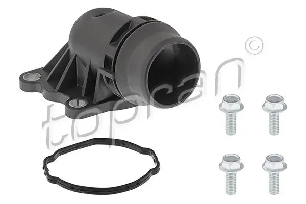 Carcasa termostat BMW Seria 3 (E90), 3 (E91), 3 (E92), 3 (E93), 5 (F10), 5 (F11), 5 GRAN TURISMO (F07), 7 (F01, F02, F03, F04), X5 (E70), X6 (E71, E72) 3.0D intre 2008-2017