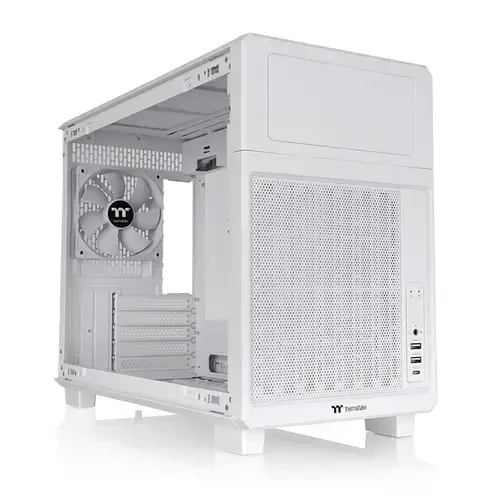 Carcasa Thermaltake TR200, Mini Tower, Micro-ATX, Fara sursa (Alb)
