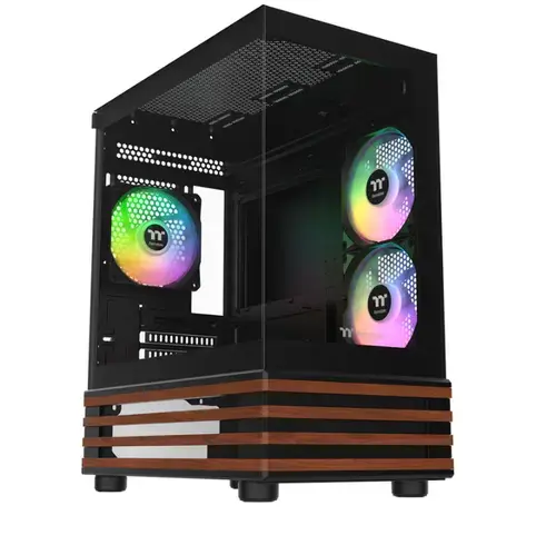 Carcasa Thermaltake View 170 WS, aRGB, Middle Tower, Fara sursa (Negru)