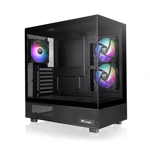 Carcasa Thermaltake View 270 Plus TG, ARGB, Temperated glass, Middle Tower, Fara sursa (Negru)