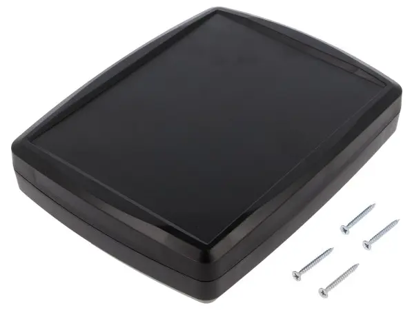 Carcasă: universală X:144mm Y:184mm Z:38mm ABS neagră IK09 Z-124