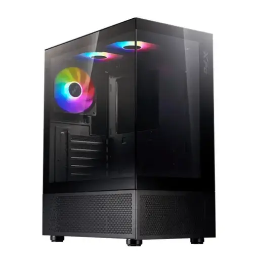 Carcasa XPG Invader X Mini, Middle Tower, Fara sursa (Negru)