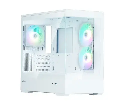 Carcasa Zalman P30 V2, Mini Tower, fara sursa (Alb)