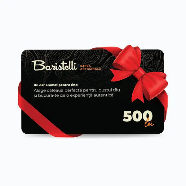 Card cadou - Cafea de specialitate - 500 lei