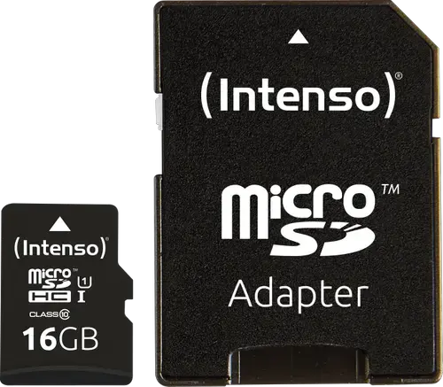 Card de memorie Intenso, microSDHC, 16GB, UHS-I U1