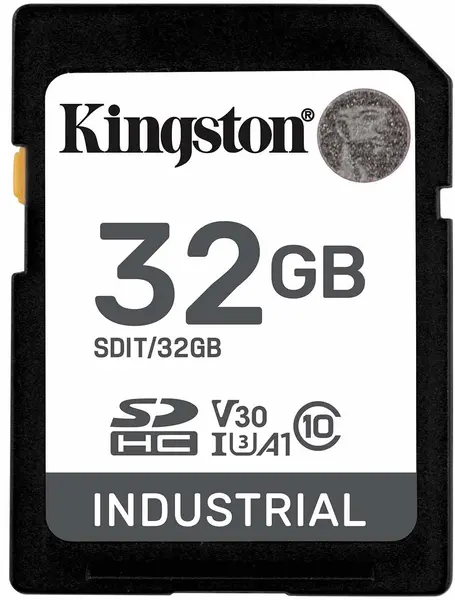 Card de memorie Kingston - Industrial SD, 32GB, SDXC, Class 10