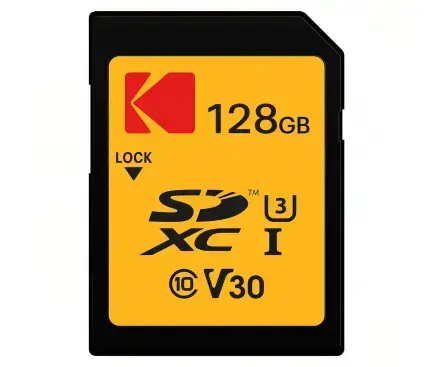 Card de memorie Kodak Emtec, 128GB, Clasa 10, UHS-1 U3, SDXC