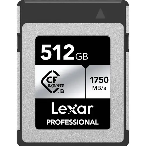 Card de memorie Lexar Professional SILVER, 512GB, CFexpress, Type B, PCI Express 3.0