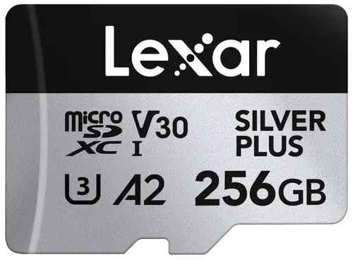 Card de memorie Lexar Professional SILVER Plus LMSSIPL256G-BNANG, 256GB, microSDXC, UHS-I U3, V30