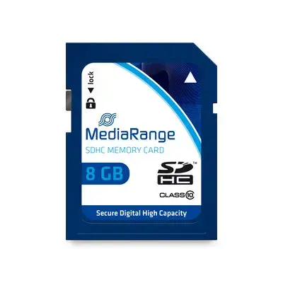 Card de memorie MediaRange MR962, 8GB, SDHC, Clasa 10