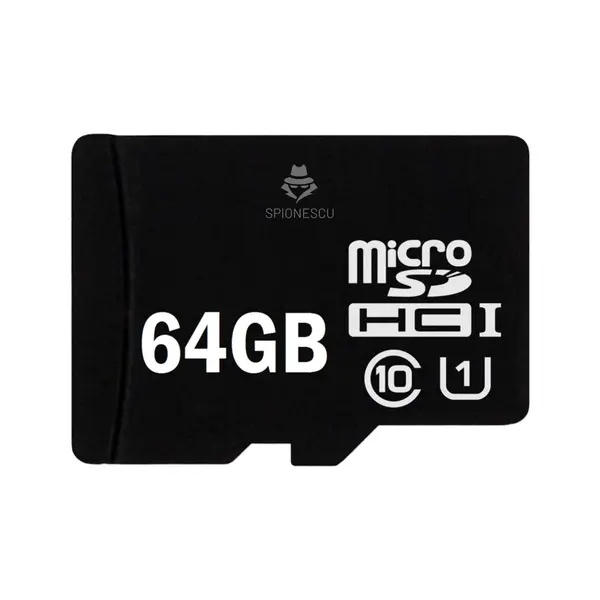 Card de memorie MicroSD, 64 GB, Clasa 10, pentru telefon, camera video de supraveghere, aparat foto, rezistent la apa IPX6