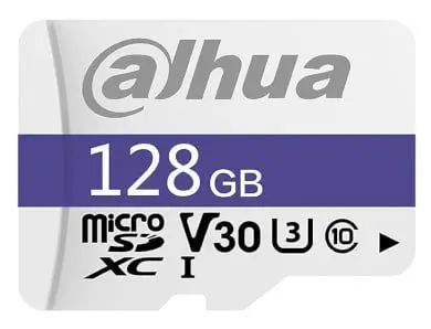 Card de memorie MicroSD Dahua, 128 GB, Clasa 10, UHS-I U3 V30, TF-C100/128GB