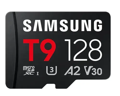 Card de memorie SAMSUNG T9 MB-MH128TB/WW, 128GB, microSDXC, UHS-I U3, A2, V30 + Citior USB 3.0