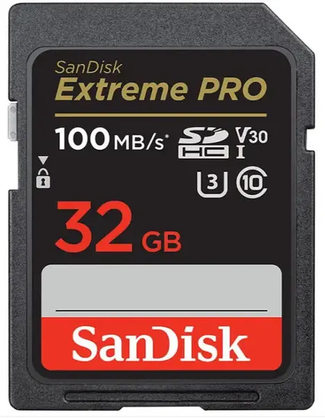 Card de memorie SanDisk Extreme Pro SDHC, 32GB, UHS-I U3, Clasa 10, V30