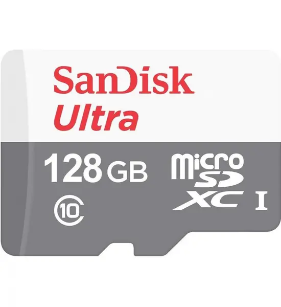 Card de memorie Sandisk micro SD Clasa 10 Ultra 128GB 100 Mbps - SDSQUNR-128G-GN3MA