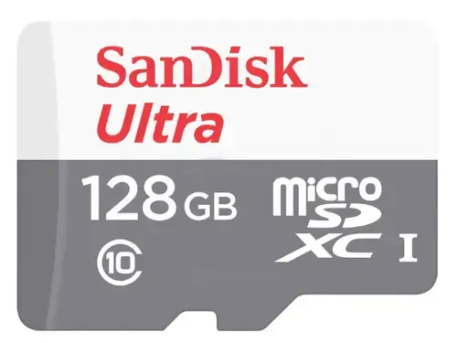 Card de Memorie SanDisk MicroSDXC, 128GB, Adaptor SD, Class 10