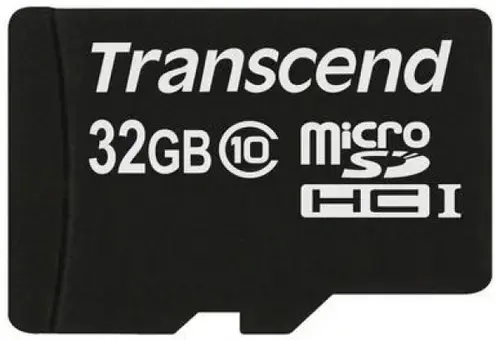 Card de memorie Transcend microSDHC, 32GB, Clasa 10 + Adaptor