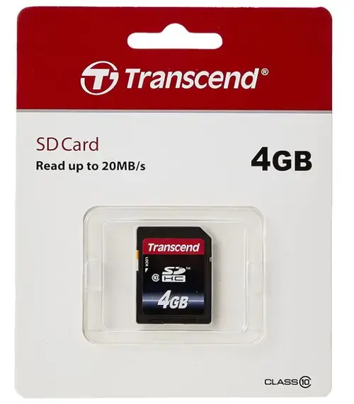 Card de memorie Transcend SDHC, 4GB, Clasa 10
