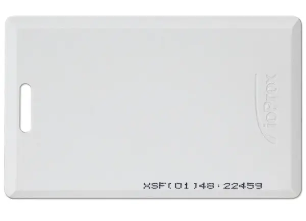 Card de proximitate standard, cu orificiu pentru prindere la chei, XSF si W26, pentru cititoare Kantech, P10SHL