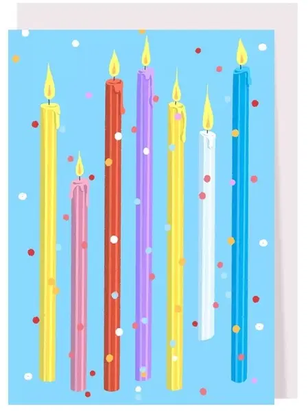 Card de ziua de naștere Creative Goodie - Lumânări