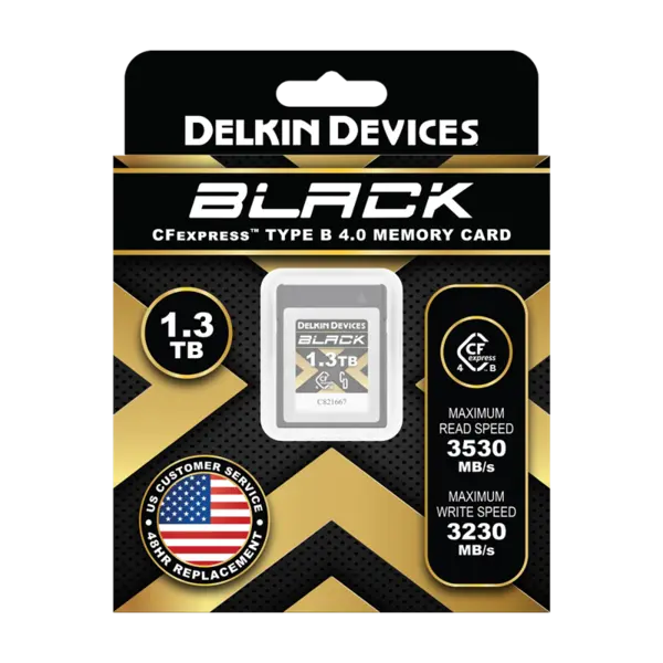 Card memorie, Delkin CFexpress BLACK R3530/W3250 (4.0) 1.3TB