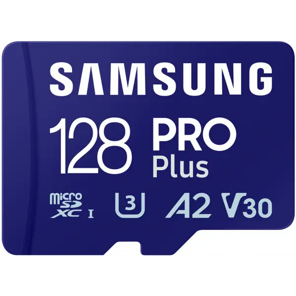 Card Memorie microSDXC Samsung PRO Plus, 128Gb, Clasa 10 / UHS-1 U3, Cu Adaptor MB-MD128SA/EU