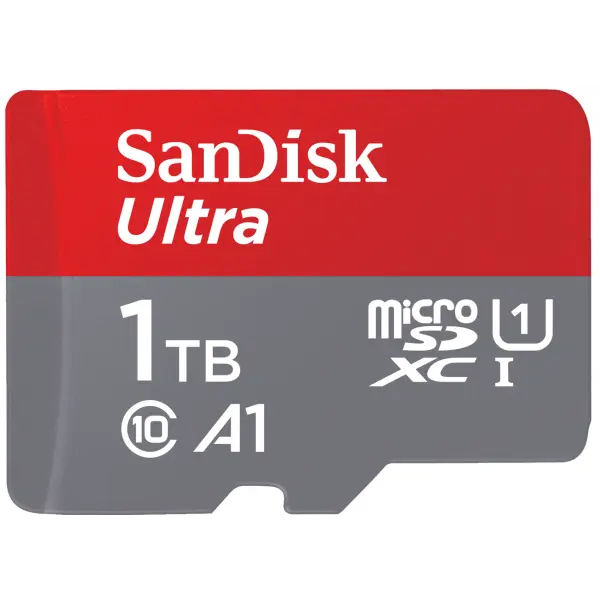 Card Memorie microSDXC SanDisk Ultra Android A1, 1TB, Clasa 10 / UHS-1 U1 SDSQUAC-1T00-GN6MN