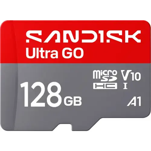 Card Memorie microSDXC SanDisk Ultra GO Android A1, 128Gb, Clasa 10 / UHS-1 U1