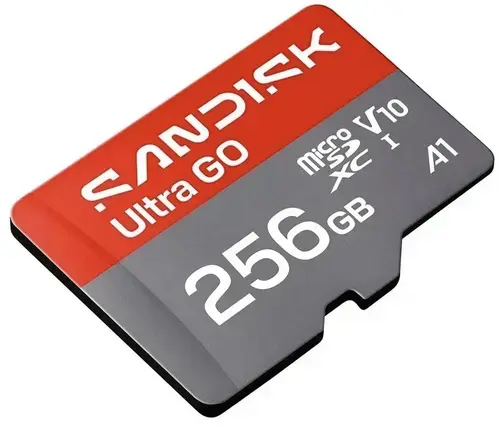Card Memorie microSDXC SanDisk Ultra GO Android A1, 256Gb, Clasa 10 / UHS-1 U1 SDSQUGN-256G-GN6MN